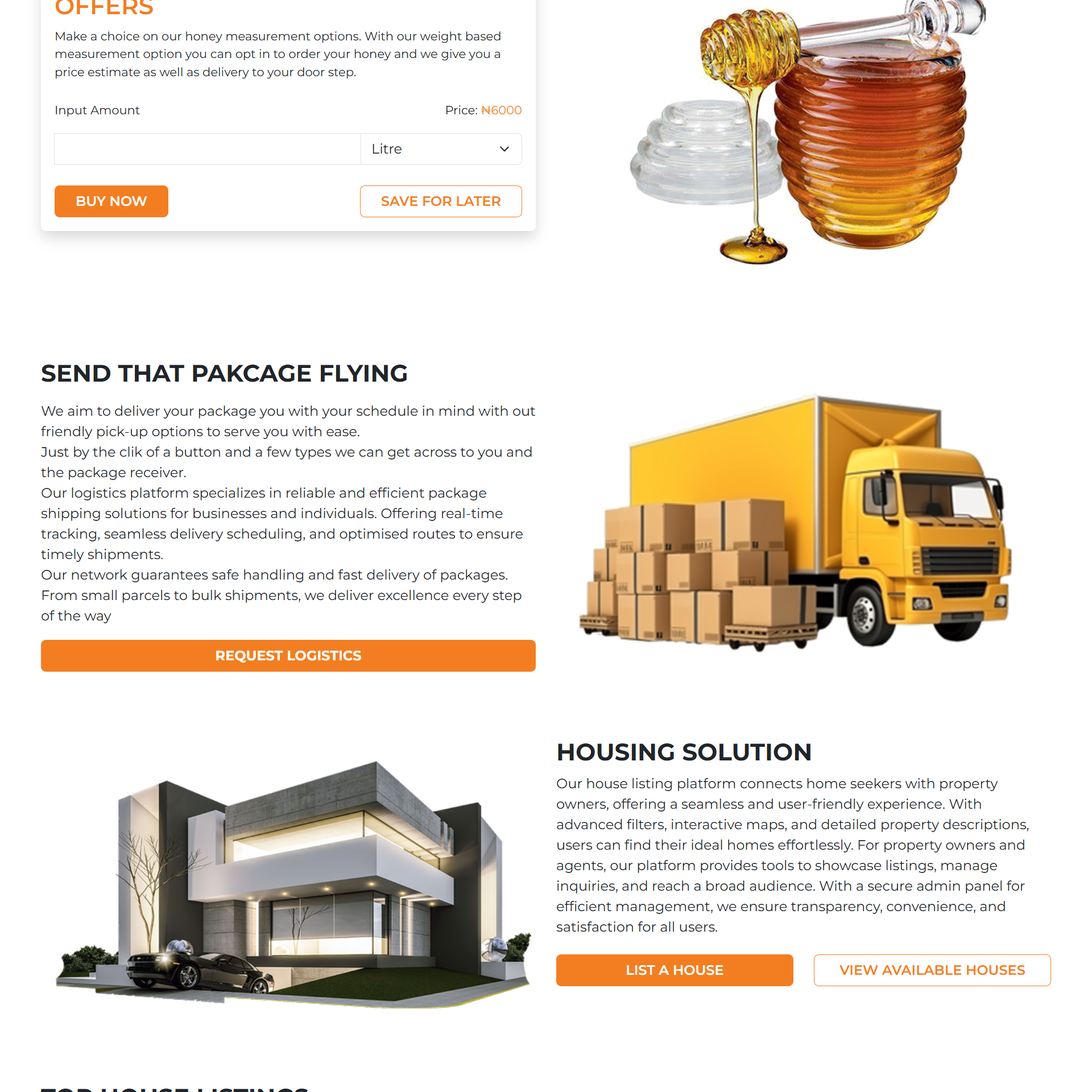 logistics Website